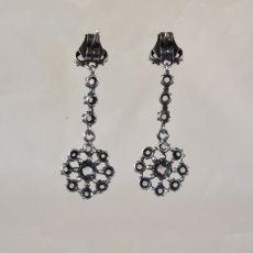 画像3: シルバー・ダイヤモンドイヤリング (3)