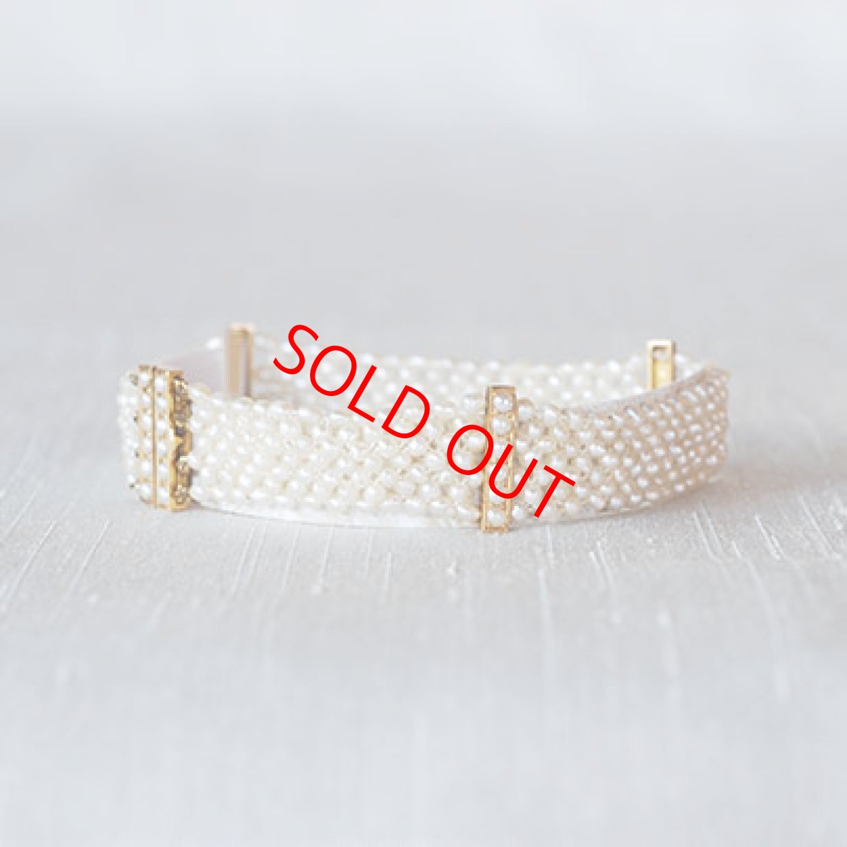 画像2: ゴールド・シードパール・ブレスレット (2)