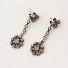 画像5: シルバー・ダイヤモンドイヤリング (5)