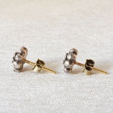 画像3: Sold 14ct・シルバー・ダイヤモンドイヤリング (3)