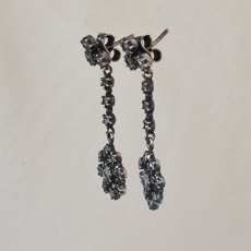 画像2: シルバー・ダイヤモンドイヤリング (2)