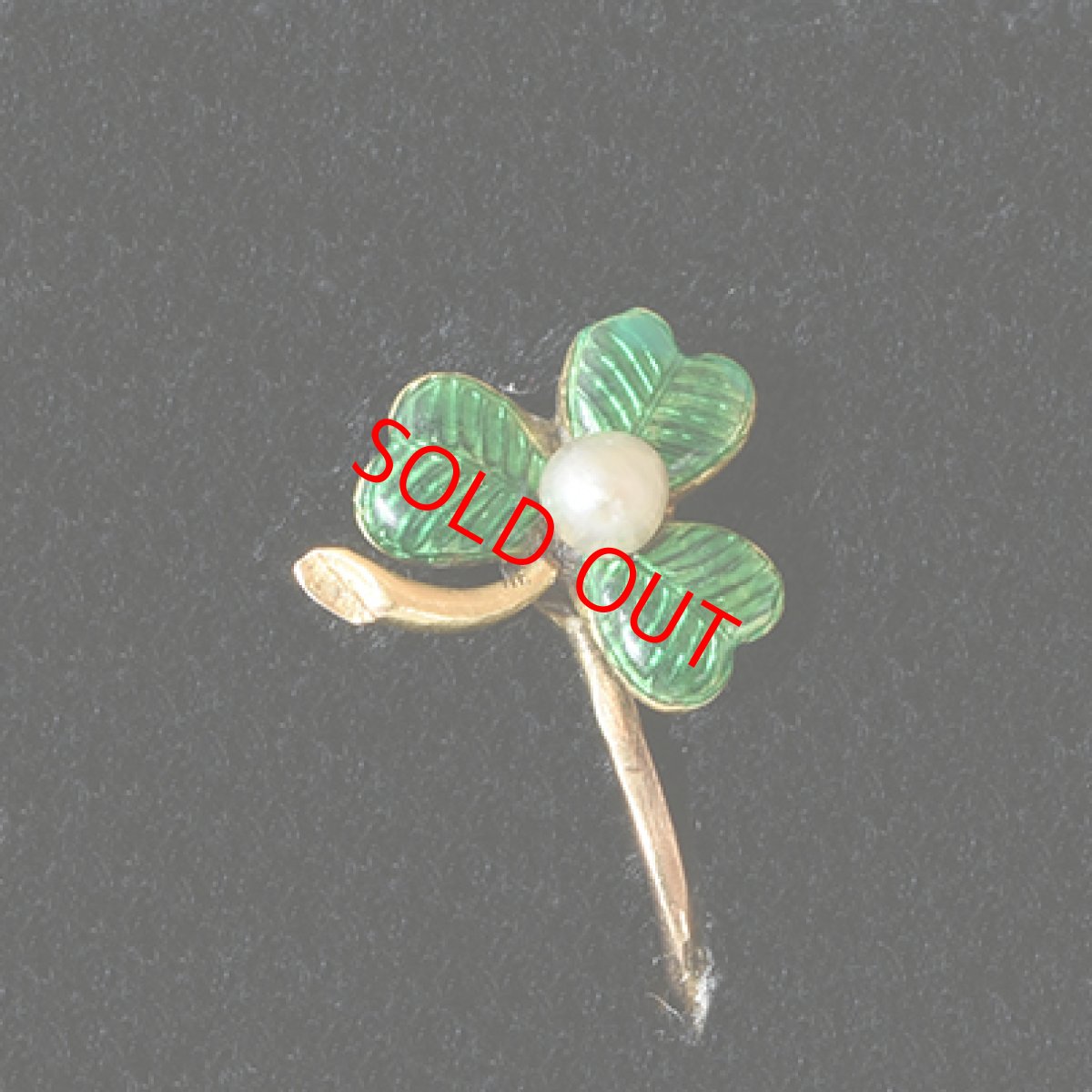 画像3: 9ct.ゴールド・パール・エナメルイヤリング (3)