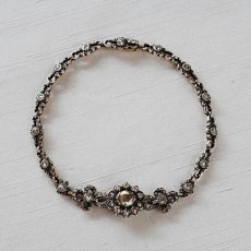 画像1: ゴールド・シルバー・ダイヤモンドブレスレット (1)