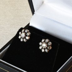 画像5: Sold 14ct・シルバー・ダイヤモンドイヤリング (5)