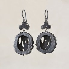 画像2: メタル ・ボグオークイヤリング (2)