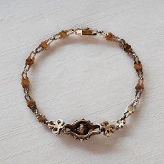 画像2: ゴールド・シルバー・ダイヤモンドブレスレット (2)