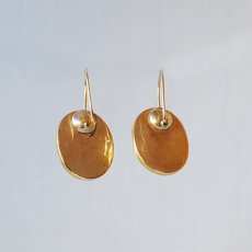 画像2: Gold,ポーセレン イヤリング (2)