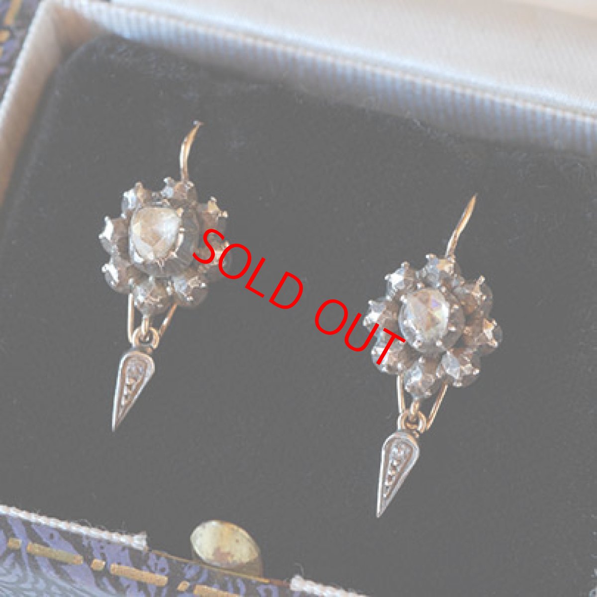 画像4: ゴールド・シルバー・ダイヤモンドイヤリング (4)