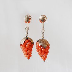 画像2: シルバーギルド・コーラルイヤリング (2)