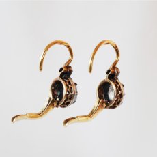 画像4: シルバー・ゴールド・ダイヤモンドイヤリング (4)