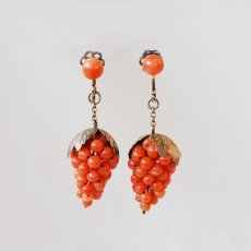 画像1: シルバーギルド・コーラルイヤリング (1)