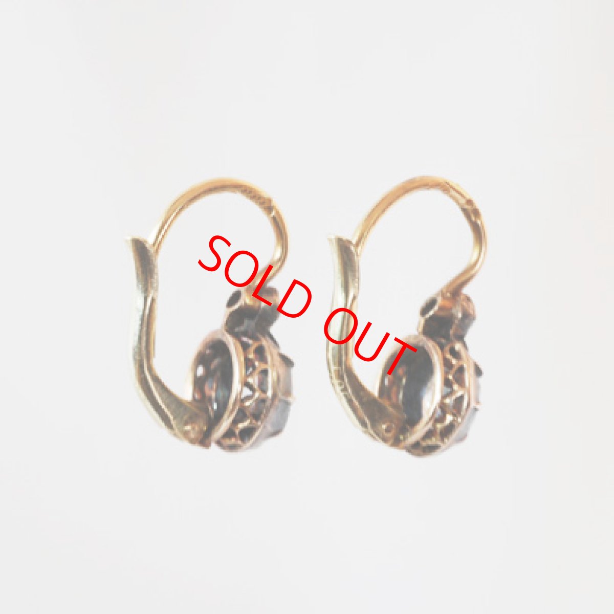 画像3: シルバー・ゴールド・ダイヤモンドイヤリング (3)