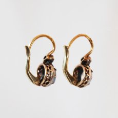 画像3: シルバー・ゴールド・ダイヤモンドイヤリング (3)