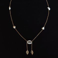 画像4: Sold ゴールド・パール・アクアマリンネックレス (4)