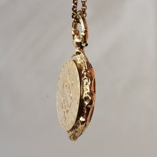 画像3: sold 14ct.ゴールド・メタル・ロケットペンダント (3)