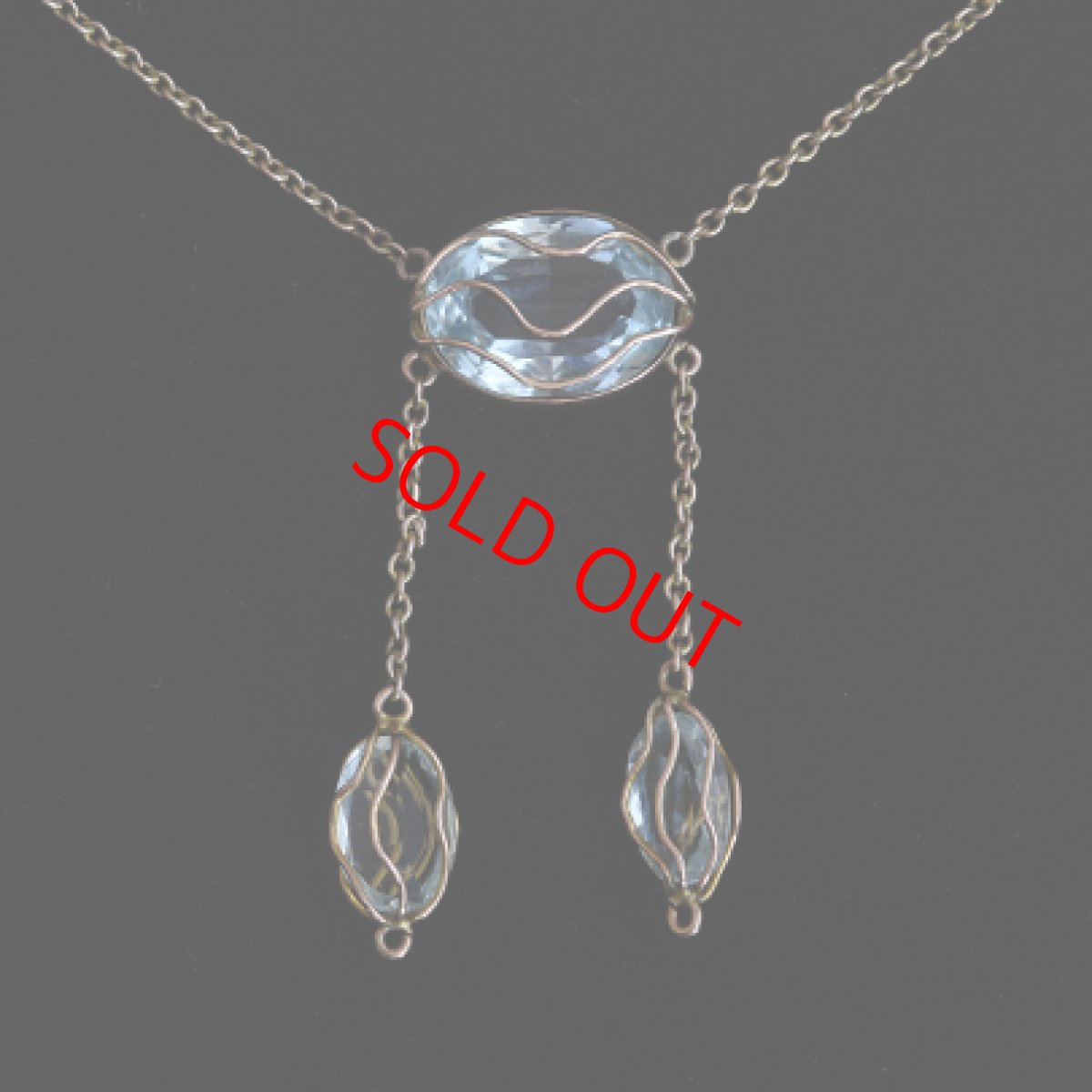 画像5: Sold ゴールド・パール・アクアマリンネックレス (5)