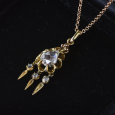 画像4: 18ct.ダイヤモンド ペンダント (4)