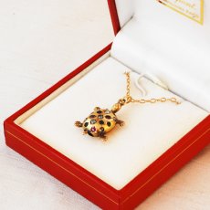 画像4: Sold ゴールド・ルビー・エメラルド・ダイヤモンドペンダント (4)