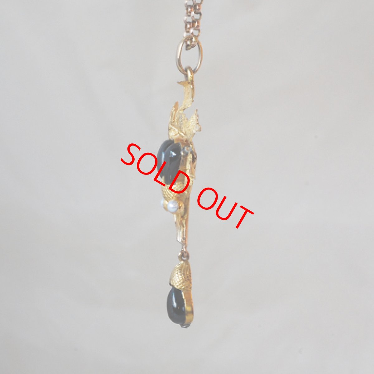 画像3: Sold ゴールド・ガーネットペンダント (3)