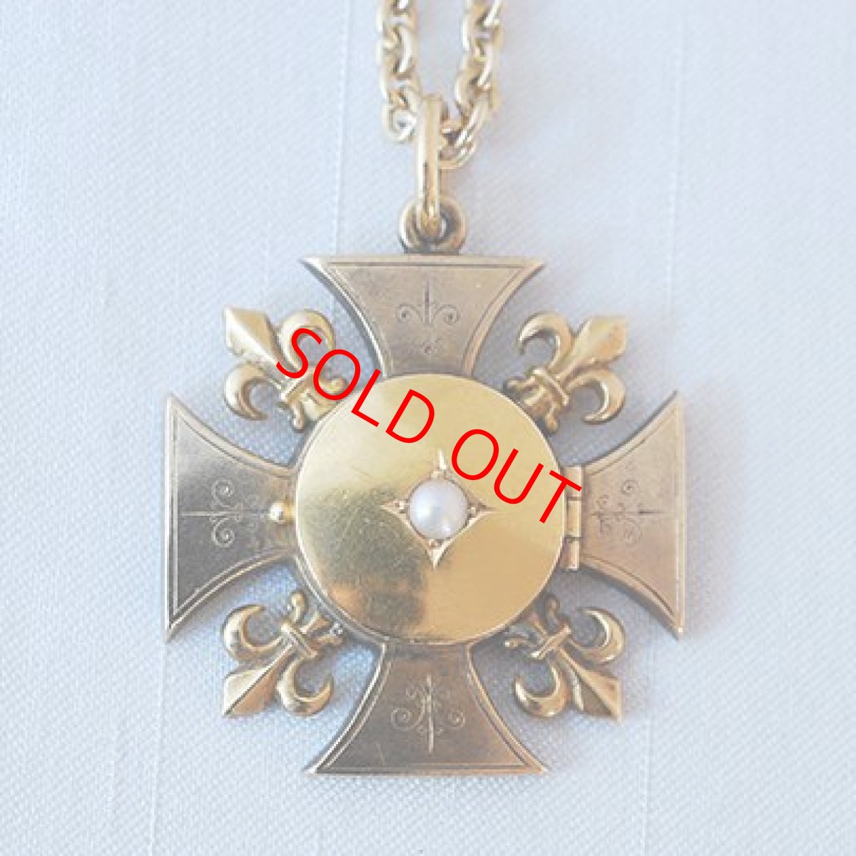 画像1: 9ct,パールペンダント (1)