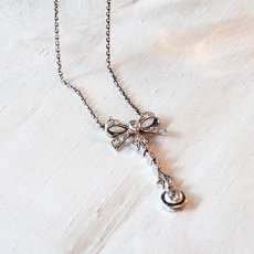 画像3: Sold プラチナ・ホワイトゴールド・.ダイヤモンド ペンダント   (3)