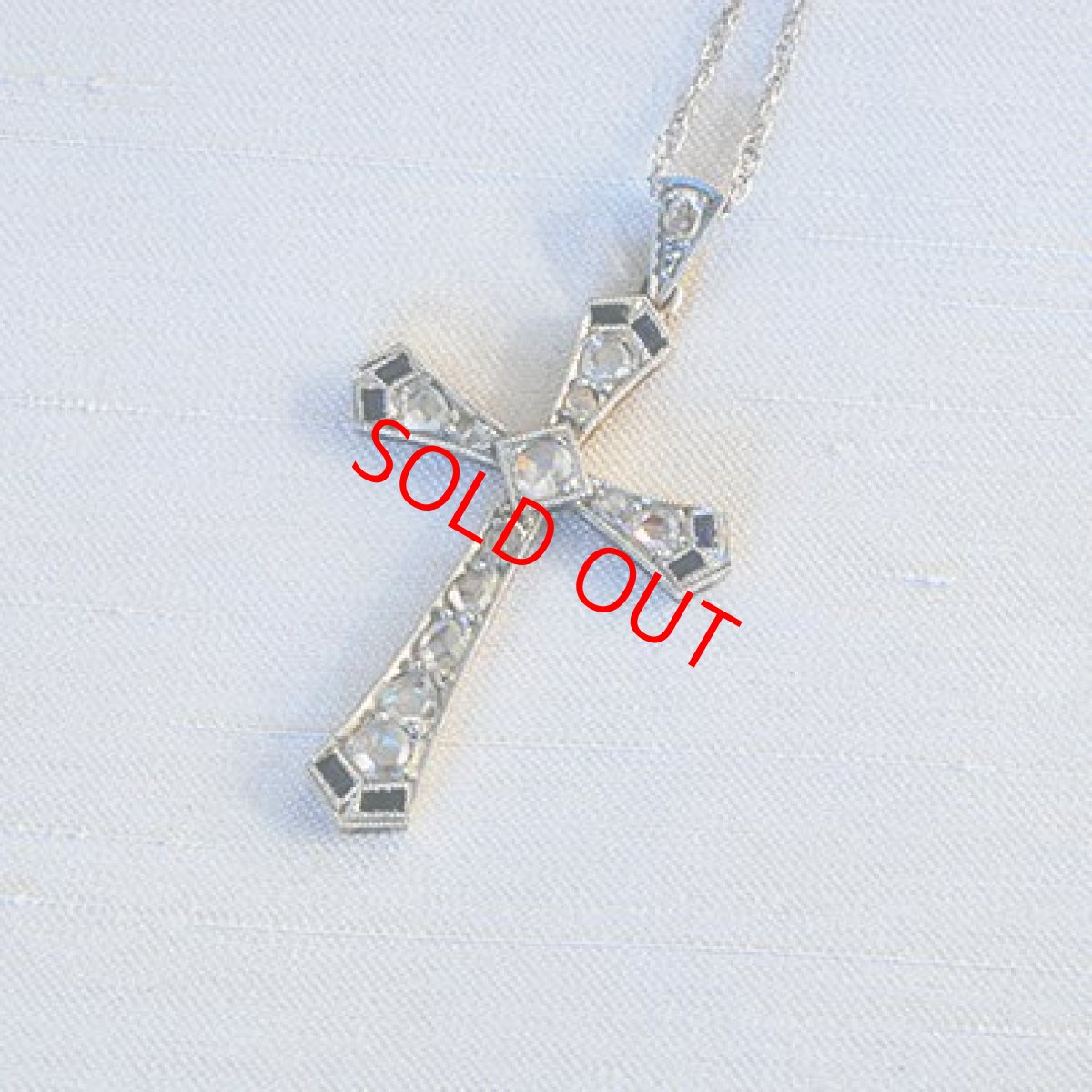 画像4: Sold ゴールド・ダイヤモンド・シセンティックサファイアペンダント (4)