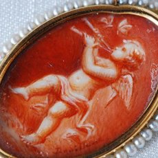 画像3: 18ct.パール マザーオブパール ミニアチュールペンダント (3)