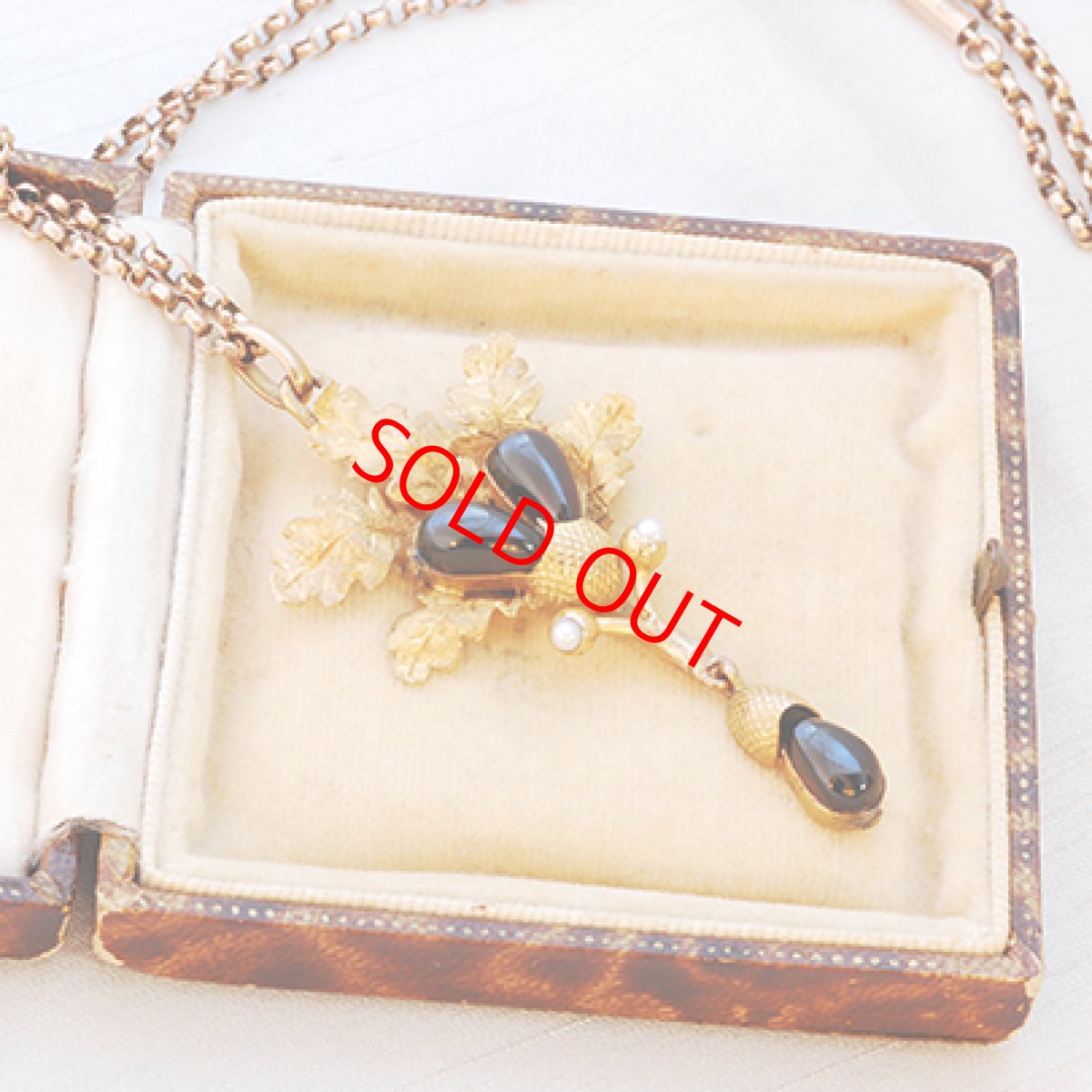 画像5: Sold ゴールド・ガーネットペンダント (5)