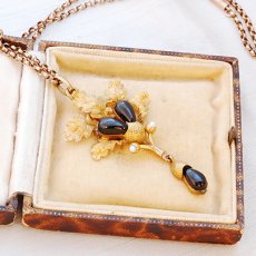 画像5: Sold ゴールド・ガーネットペンダント (5)