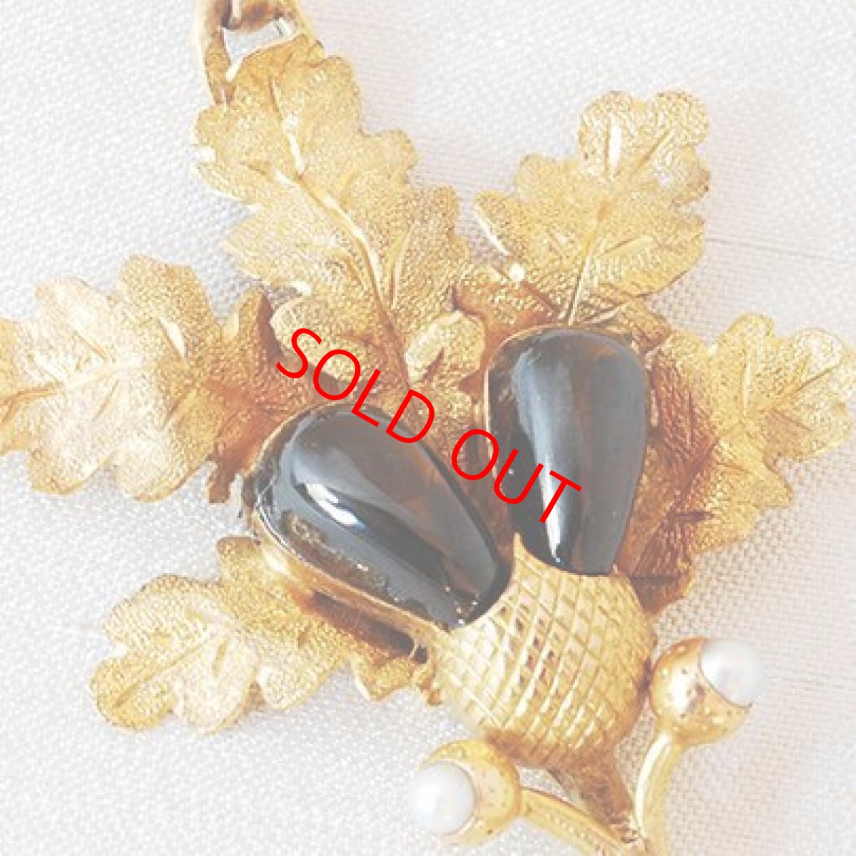 画像4: Sold ゴールド・ガーネットペンダント (4)