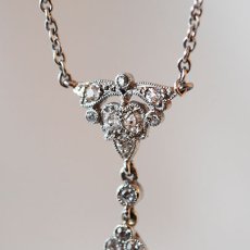 画像5: プラチナ・ダイヤモンドペンダント (5)