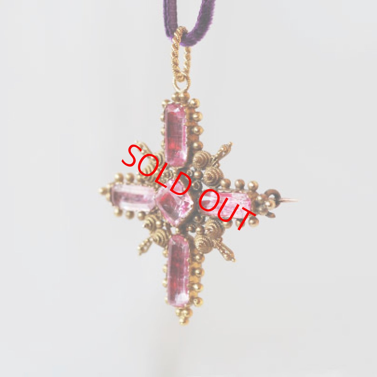 画像2: ゴールド・トパーズペンダント (2)