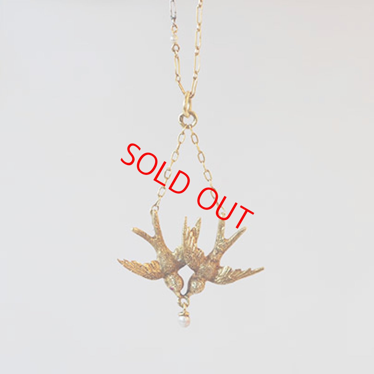 画像1: ゴールド・パールペンダント (1)