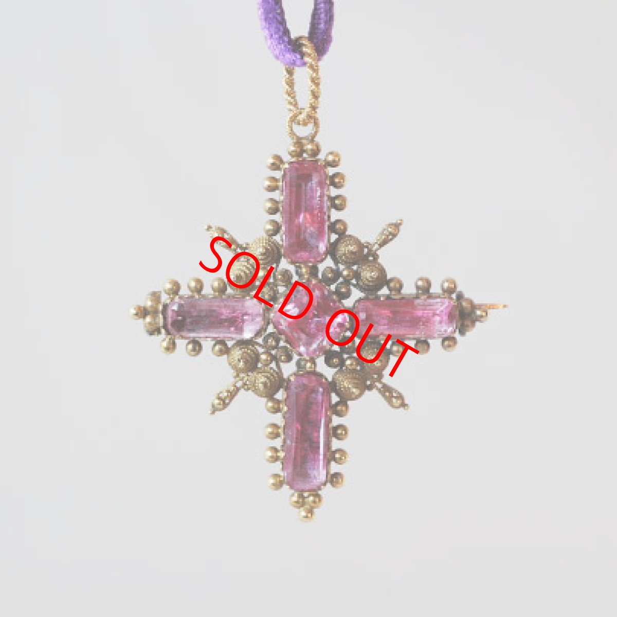 画像1: ゴールド・トパーズペンダント (1)