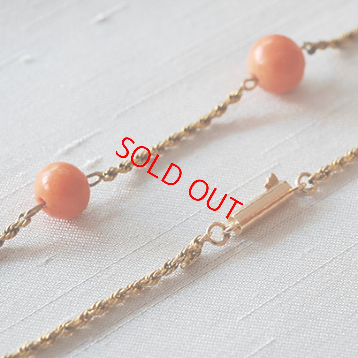 画像2: 15ct・コーラルネックレス (2)