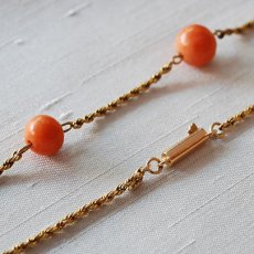 画像2: 15ct・コーラルネックレス (2)
