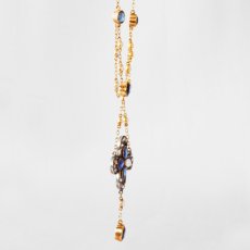 画像3: Sold ゴールド・サファイア・パール・ダイヤモンドペンダント (3)