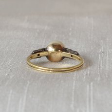 画像3: ゴールド・シルバー・パール ダイヤモンドリング (3)