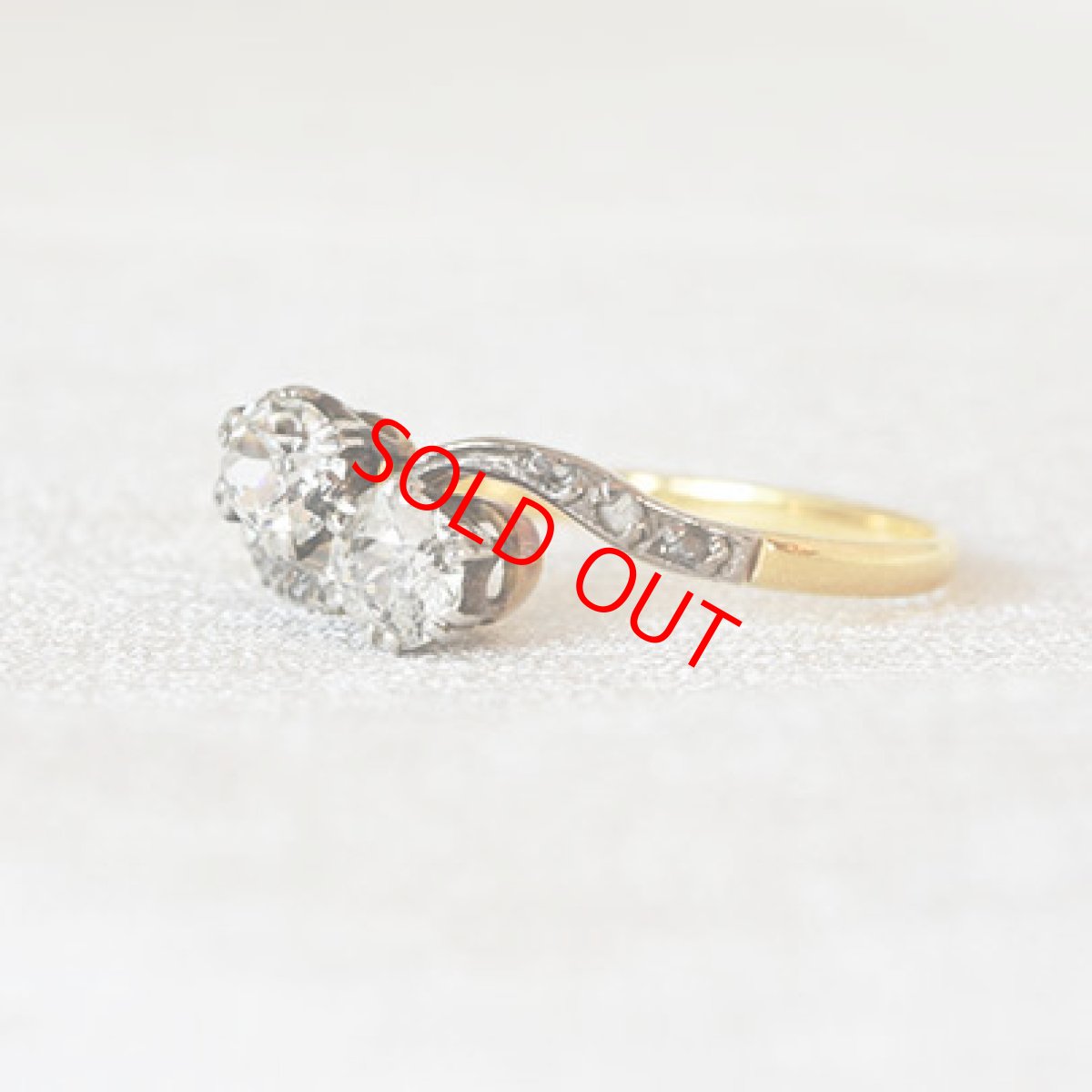 画像2: ゴールド・プラチナ・ダイヤモンドリング (2)