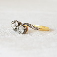 画像2: ゴールド・プラチナ・ダイヤモンドリング (2)