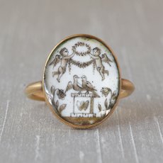 画像1: ゴールド・モーニングリング (1)