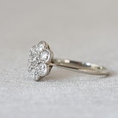 画像2: Sold 18ctゴールド・プラチナ・ダイヤモンドリング (2)