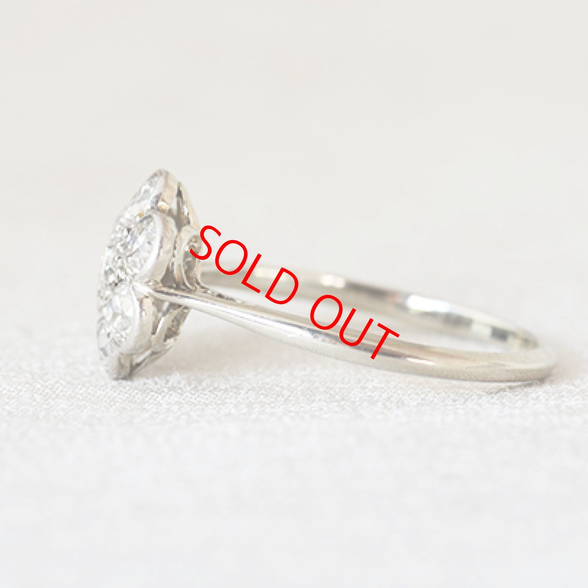 画像3: Sold 18ctゴールド・プラチナ・ダイヤモンドリング (3)