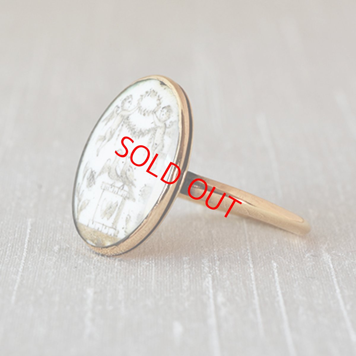 画像2: ゴールド・モーニングリング (2)