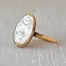 画像2: ゴールド・モーニングリング (2)