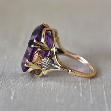 画像3: ゴールド・アメシストリング (3)