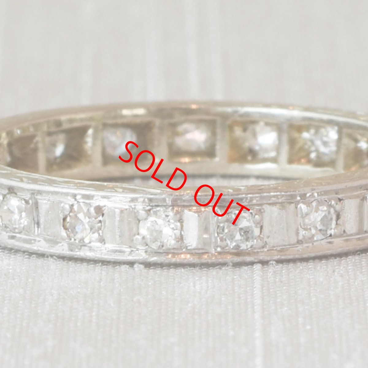 画像3: 18ct.ゴールド・ダイヤモンド・エタニティリング　 (3)