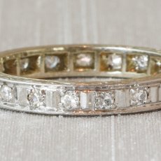 画像3: 18ct.ゴールド・ダイヤモンド・エタニティリング　 (3)