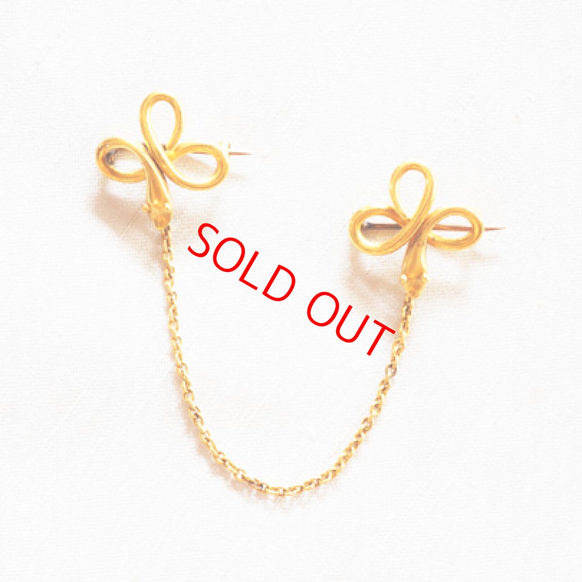 画像1: Sold ゴールドブローチ (1)