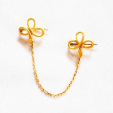 画像1: Sold ゴールドブローチ (1)
